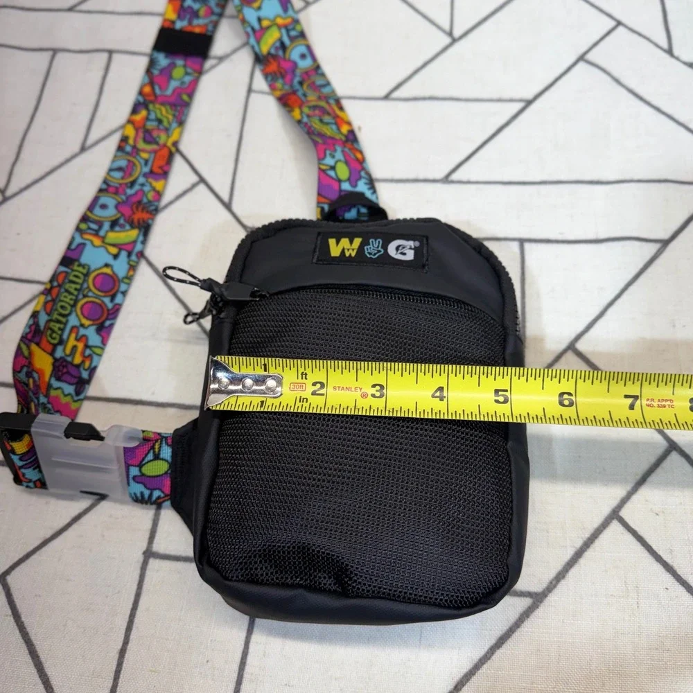 Gatorade Sling Bag OS Black Woodward GoPro Mountain Games Crossbody Shoulder Bag